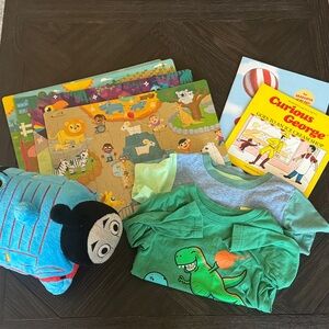 Toddler Gift Bundle Ages 2–3 Thomas the Train Curious George Toys & Books